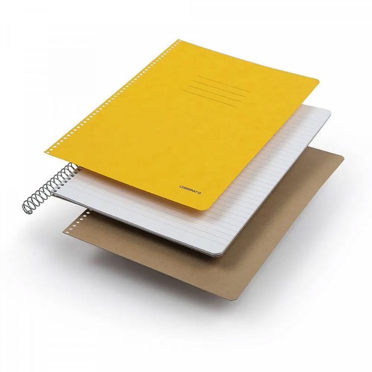 COVER Wirelock Notebook A4/21Χ29 5 Subjects 150 Sheets, 11 colors