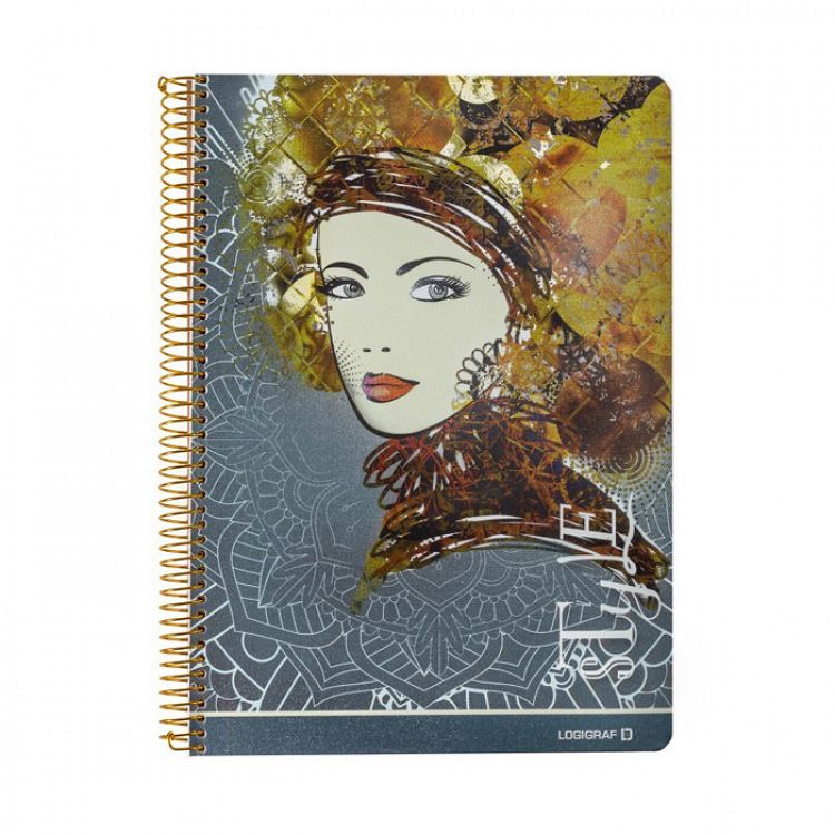 STYLE Wirelock Notebook B5/17Χ25 3 Subjects 90 Sheets, 4 covers