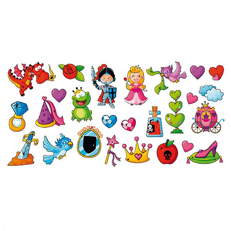 Set Stickers 150 pieces, PRINCESS