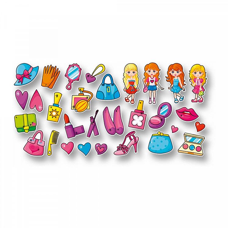 Set Stickers 150 pieces, GIRLS