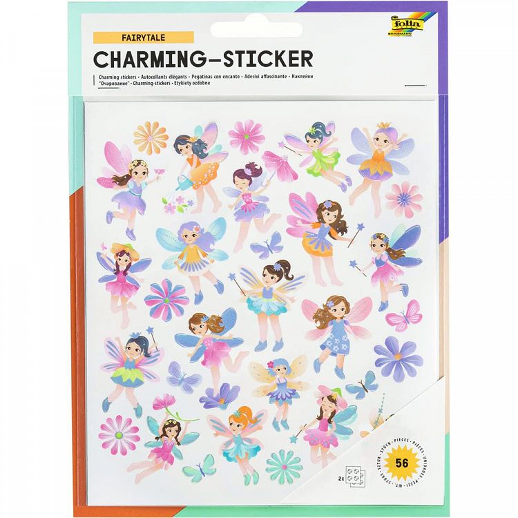 Set 57 Charming Stickers, 2 sheets 15Χ17cm KIDS V