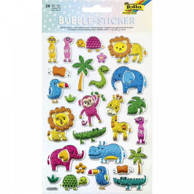 Set 26 Bubble Stickers III, 14X21cm