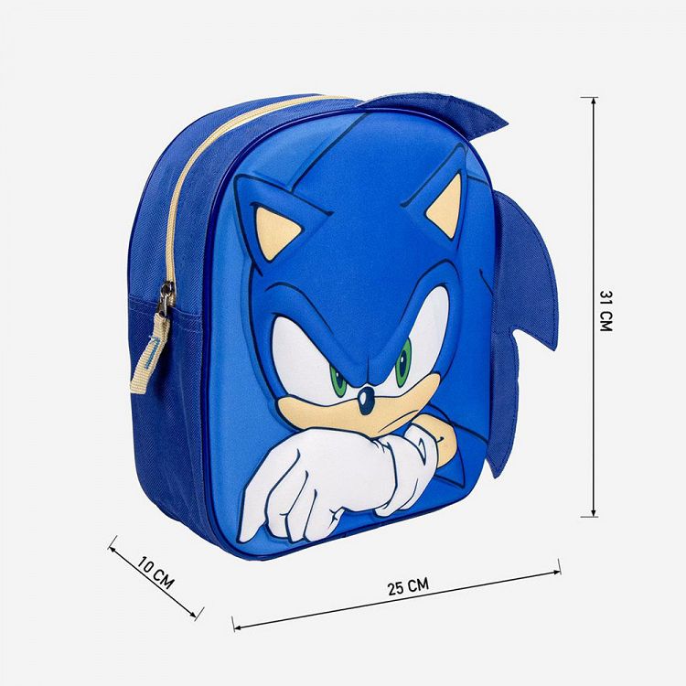 Stitch Kids Backpack 3D 27cm SONIC