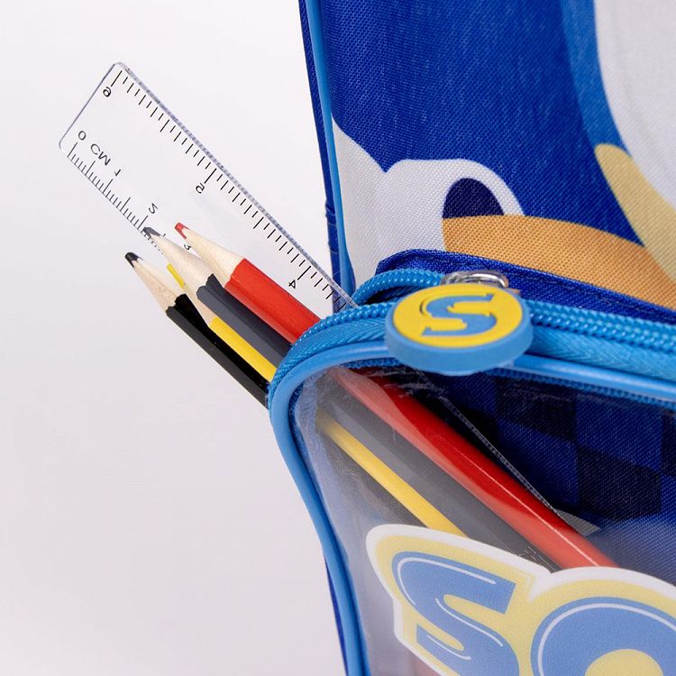 Childrens Backpack 30cm with Pocket SONIC THE HEDGEHOG