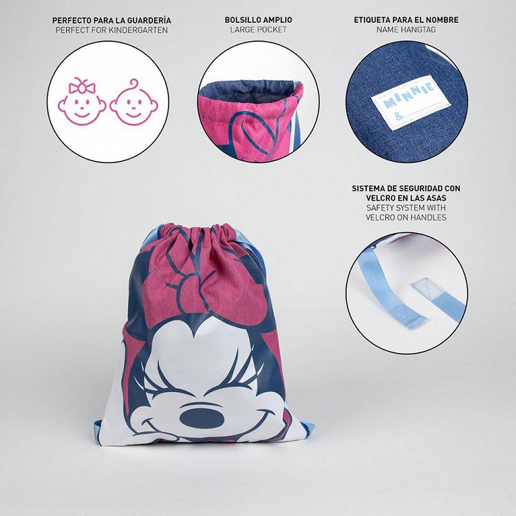 Drawstring Bag 27Χ33cm DISNEY Minnie