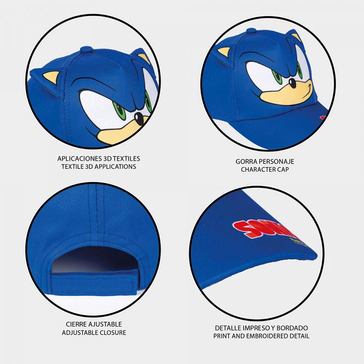 Kids Cap Μ [6/9y] SONIC THE HEDGEHOG