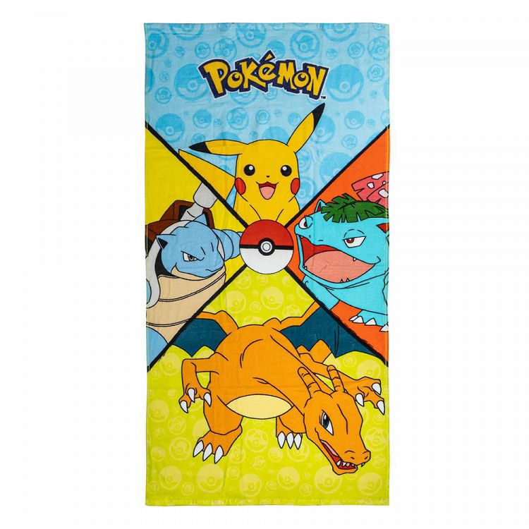 Premium Cotton Towel 70Χ140cm POKEMON