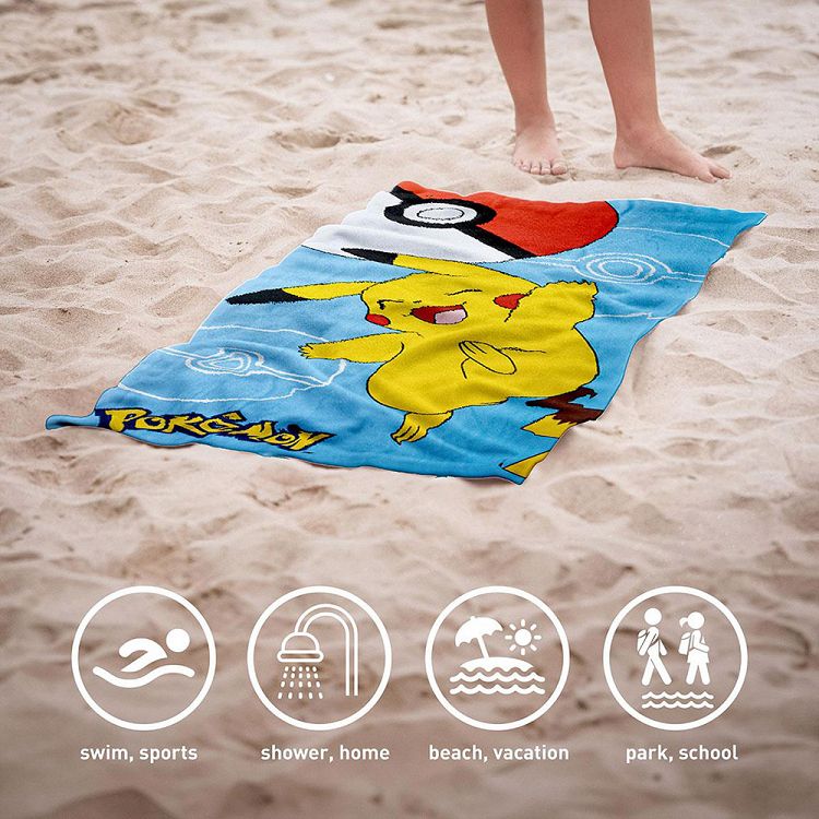 Premium Polyester Towel 70Χ140cm POKEMON