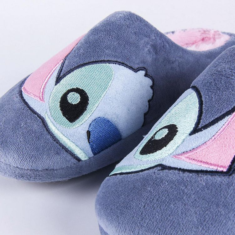 Open House Slippers in 4 Sizes (34/35-36/37-38/39-40/41) DISNEY Lilo & Stitch