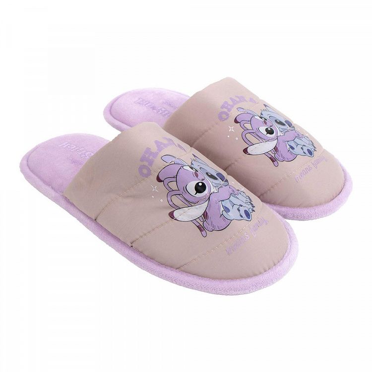 Open House Slippers in 3 Sizes (36/37-38/39-40/41) DISNEY Lilo & Stitch