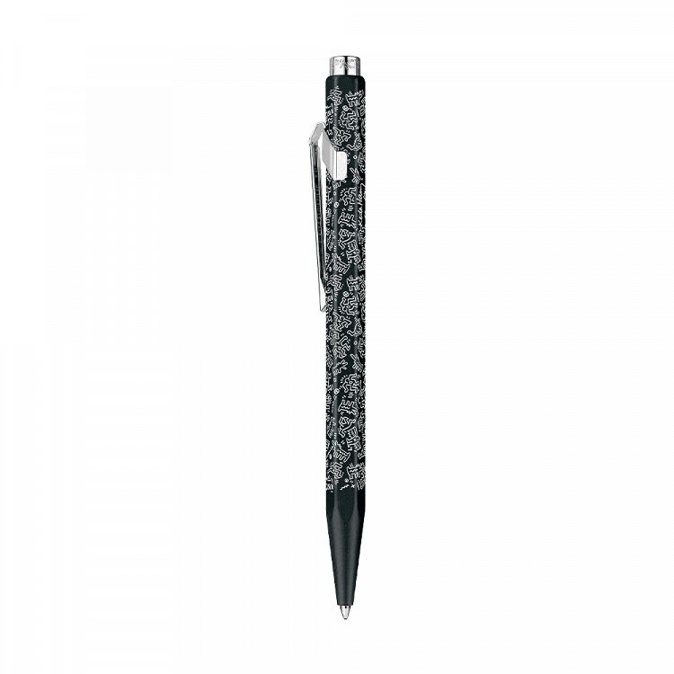 Black Metallic Ball pen in Metal box CDA KEITH HARING Black ink 1.00mm