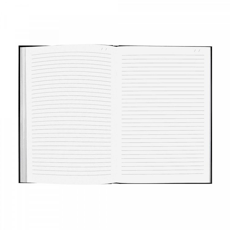 CDA COLORMAT-X Lined Notebook A5/15X21 120 sheets Black