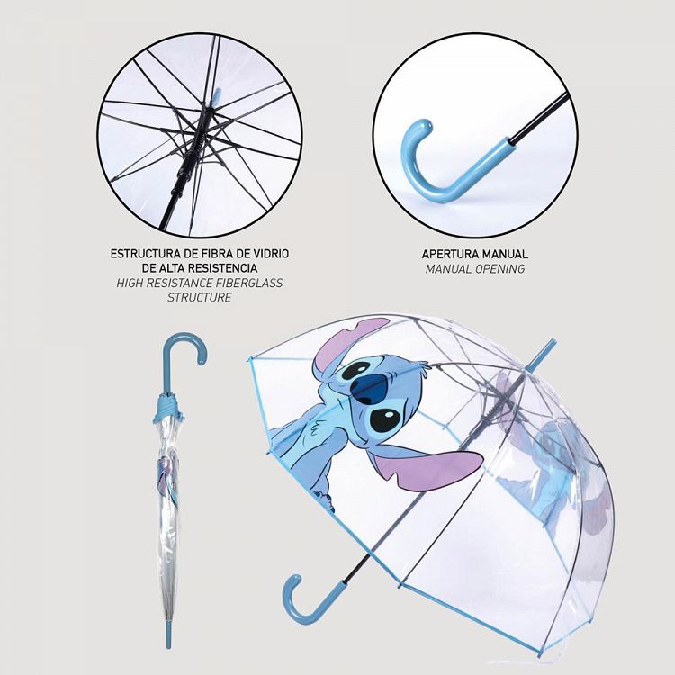 STITCH Kids Umbrella 61cm Φ89cm DISNEY Lilo & Stitch