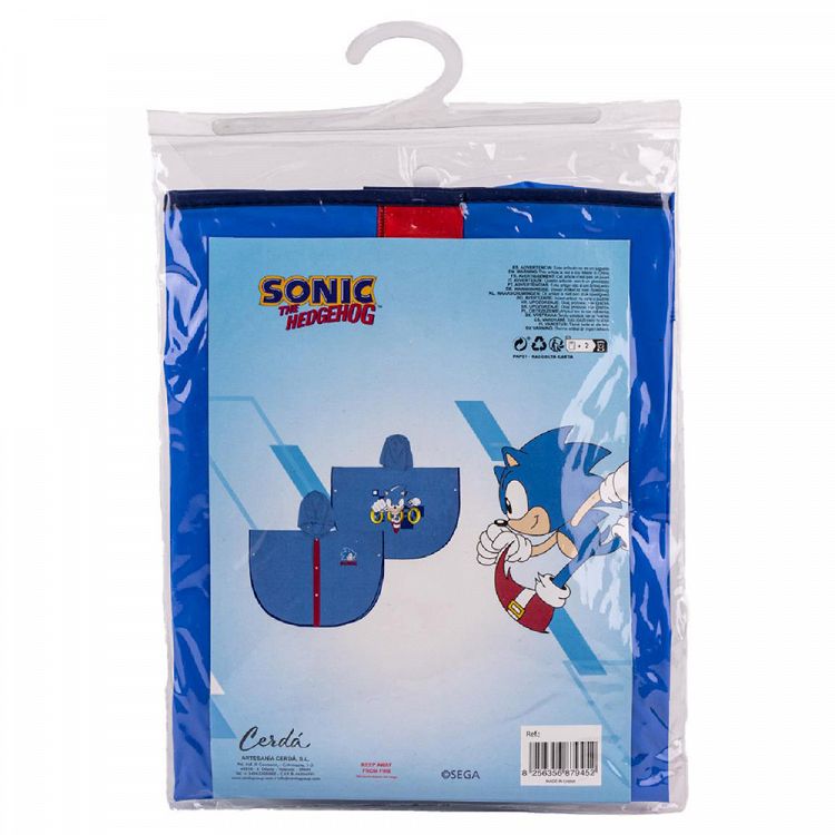 Raincoat Poncho SONIC THE HEDGEHOG