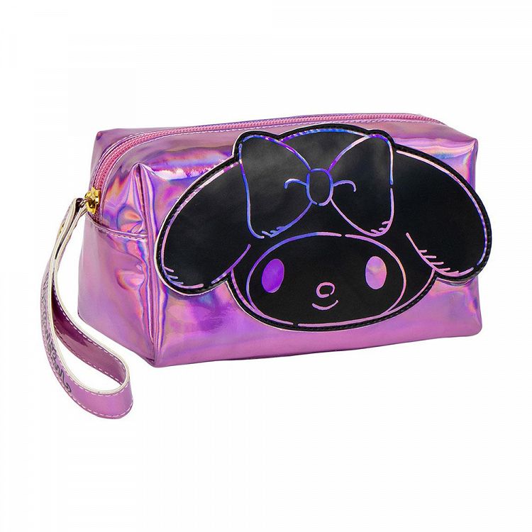 Fuchsia Iridescent PU Toiletry Bag HELLO KITTY Melody