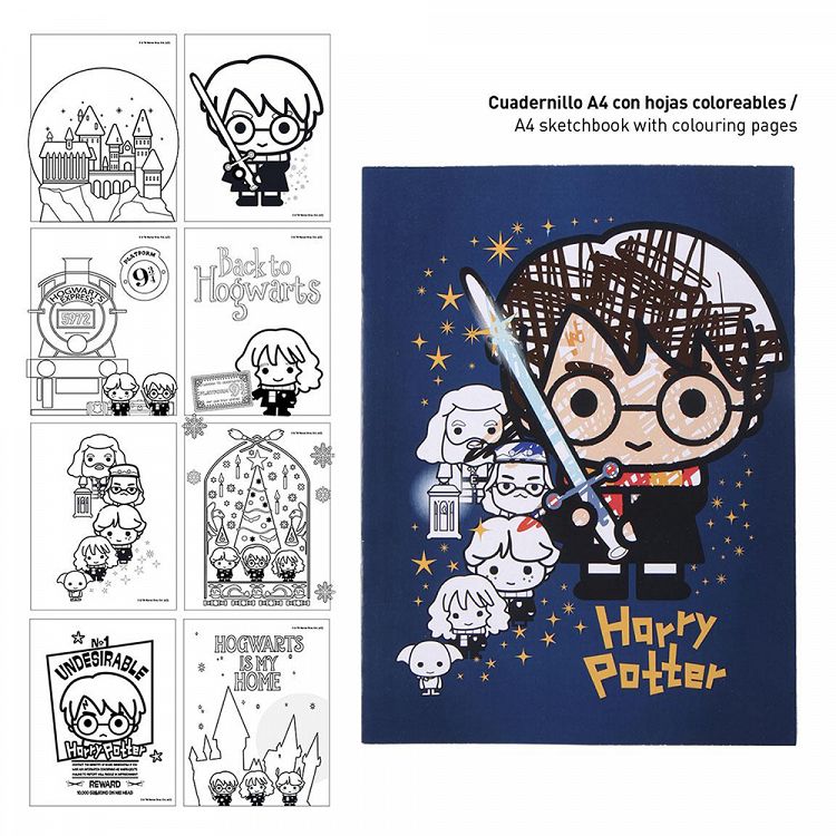 Colouring Stationery Set of 8pcs HARRY POTTER