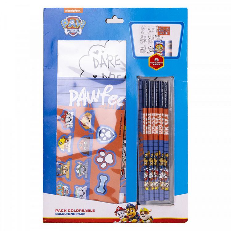 Coloring Set with Stationery PAW PATROL