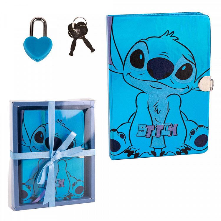 Box Set with Diary 16,5Χ21 with Locker DISNEY Lilo & Stitch