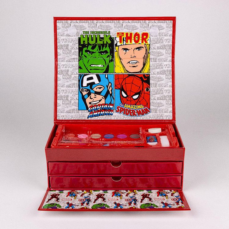 Colouring Stationery Set Briefcase 42pcs MARVEL