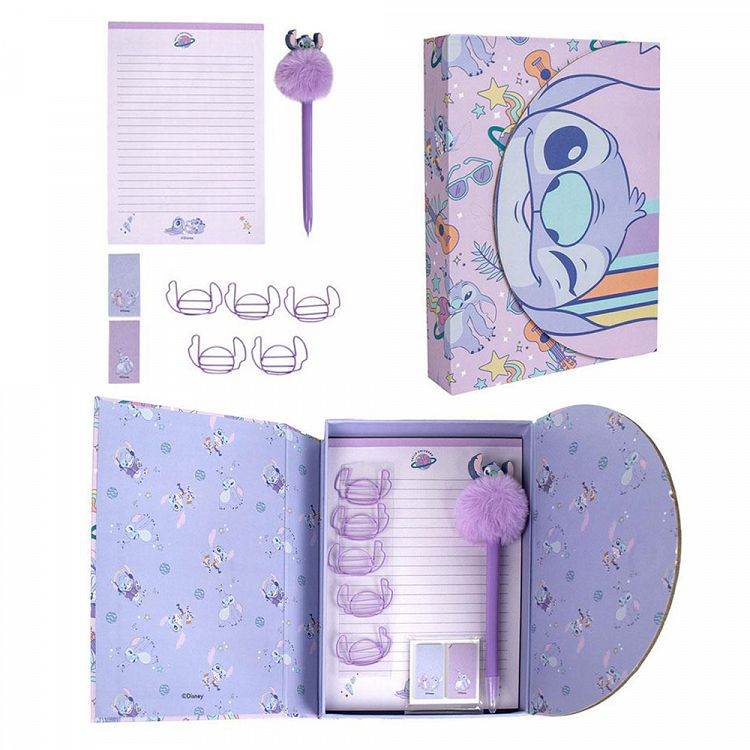 Lilac Gift-set with Kraft Stationery DISNEY Lilo & Stitch