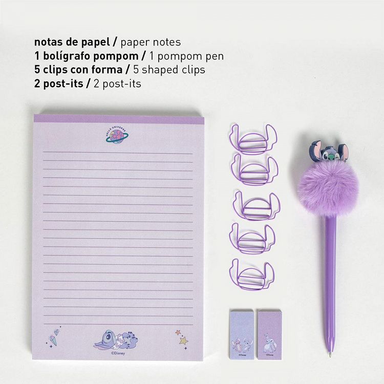 Lilac Gift-set with Kraft Stationery DISNEY Lilo & Stitch