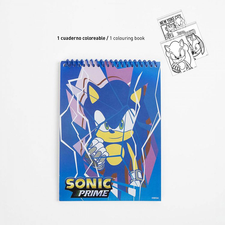 Colouring Stationery Set Box 26pcs SONIC PRIME