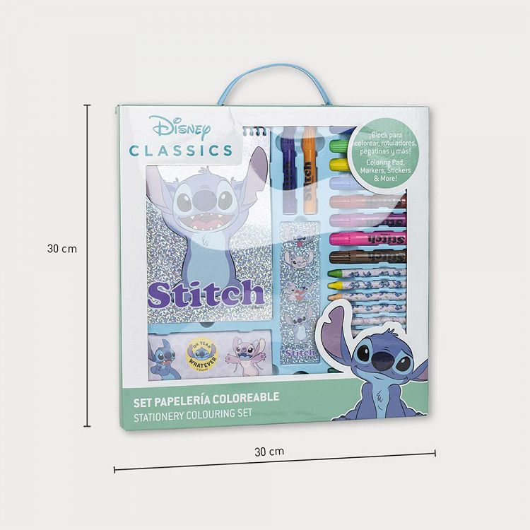 Colouring Stationery Set Box 26pcs DISNEY Lilo & Stitch