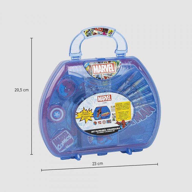 Σετ Χαρτοφύλακας Χρωματισμού-Ζωγραφικής 11 τεμαχίων MARVEL