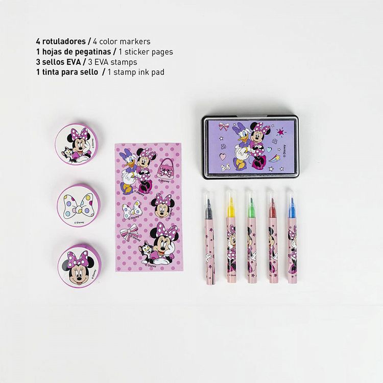 Colouring Stationery Set Briefcase 11pcs DISNEY Minnie