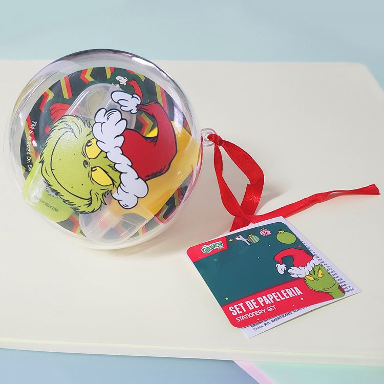 Christmas Ball with Stationery Gift-set GRINCH