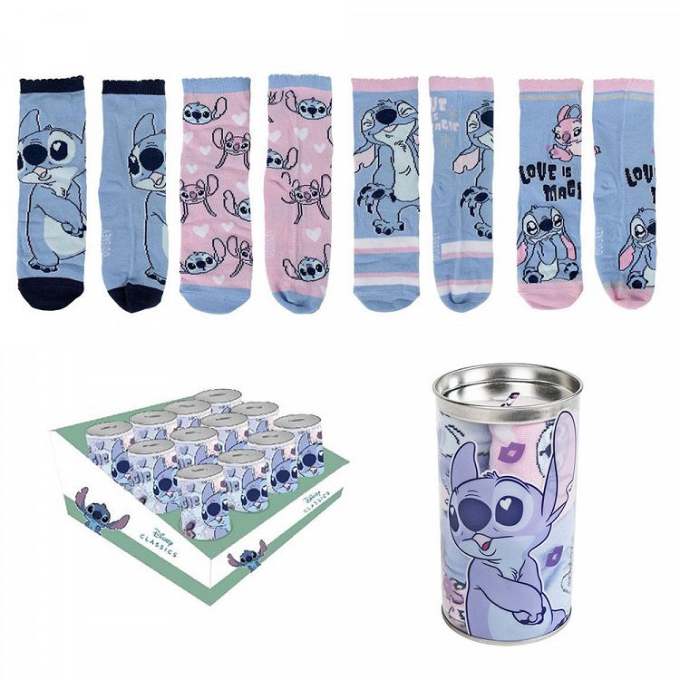 Socks [4-pack] DISNEY Lilo & Stitch - Size 35/38