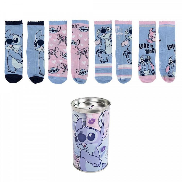 Socks [4-pack] DISNEY Lilo & Stitch - Size 27/30