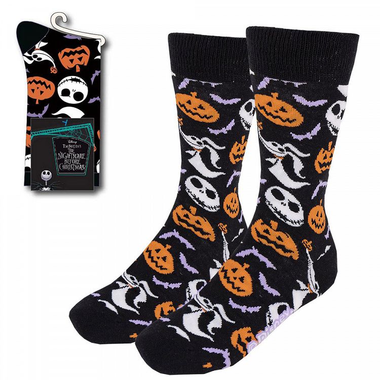 Mixed Cotton Socks DISNEY The Nightmare Before Christmas Jack & Pumpkin One Size 38/45 (1-pair pack)