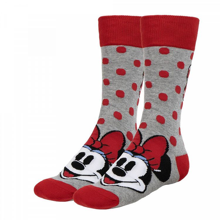 Socks Size 36-43 [3-pieces Pack] DISNEY Minnie Mouse