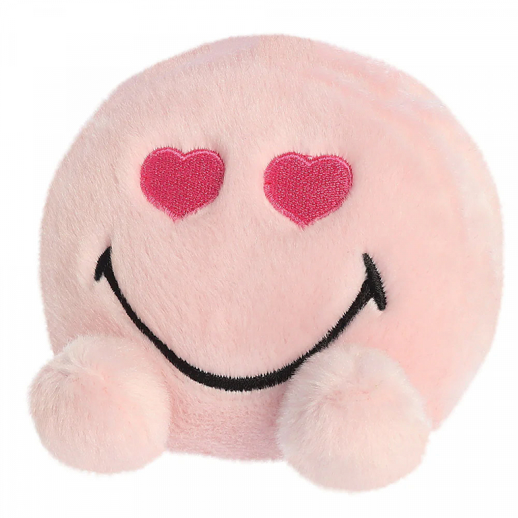 Palm Pals SMILEYWORLD Heart Eyes Soft Toy 13cm/5in