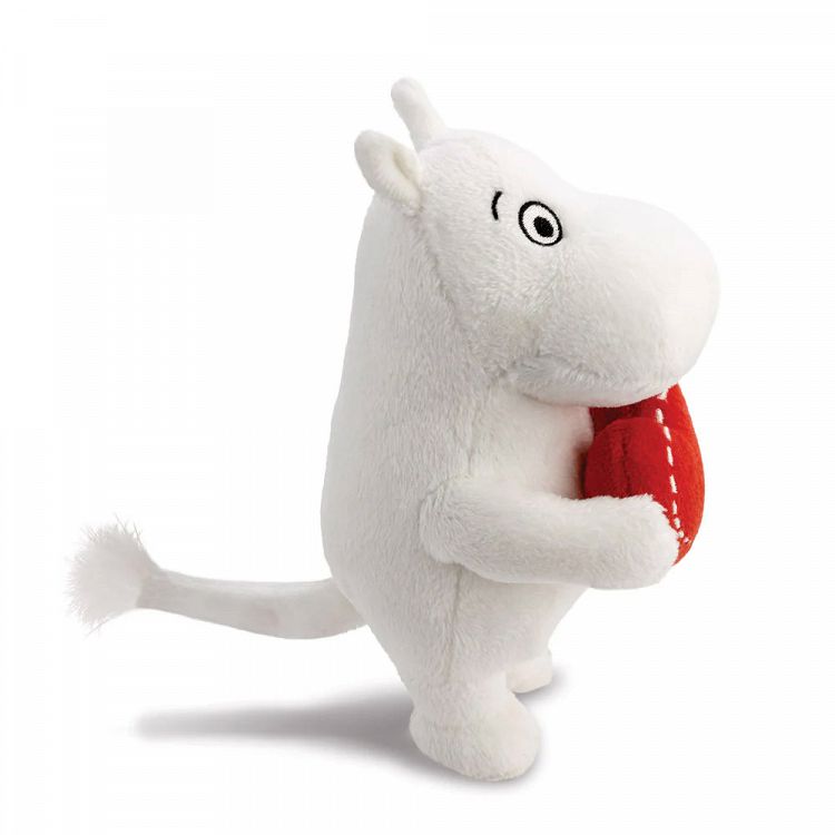 Soft Toy 17cm MOOMIN Standing with Red Heart