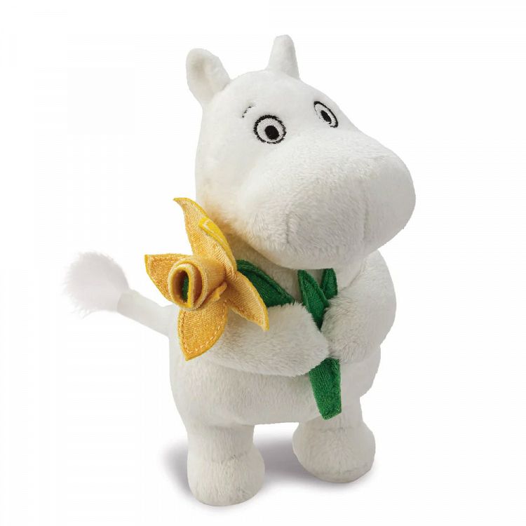 Soft Toy 17cm MOOMIN Standing with Daffodil