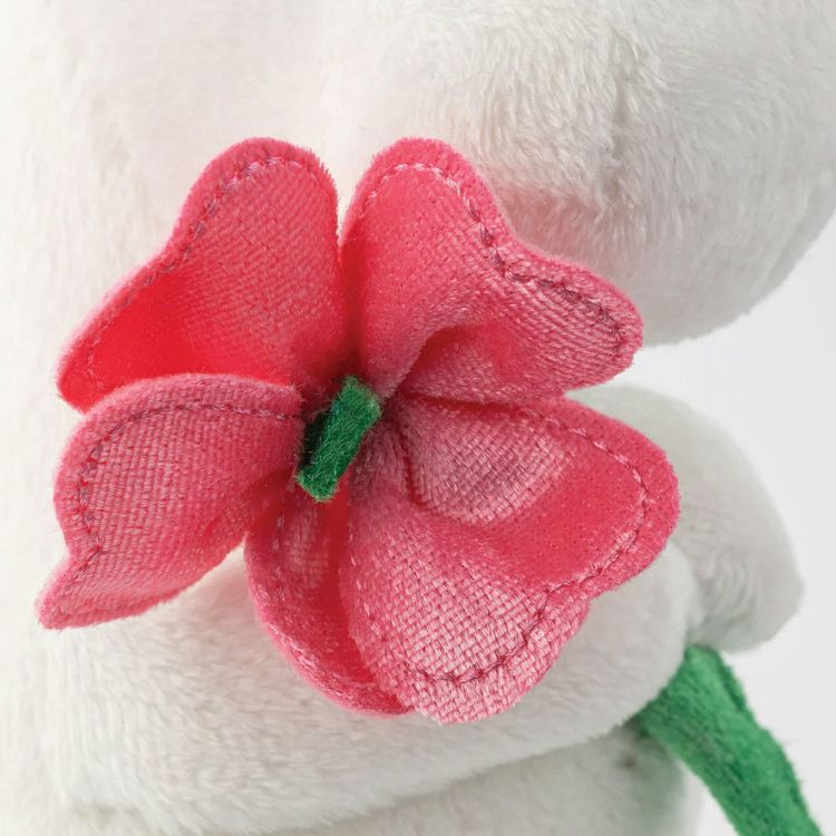 Soft Toy 17cm MOOMIN Standing with Pink Flower