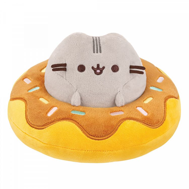 PUSHEEN in a Chocolate Doughnut Soft Toy 18cm/7in