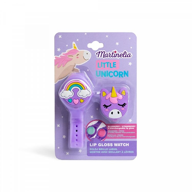 Ρολόϊ & Ανταλλακτικό με Lip Gloss LITTLE UNICORN