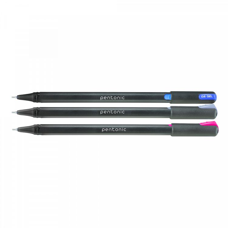 Gel pen LINC Pentonic/black, box 12pcs