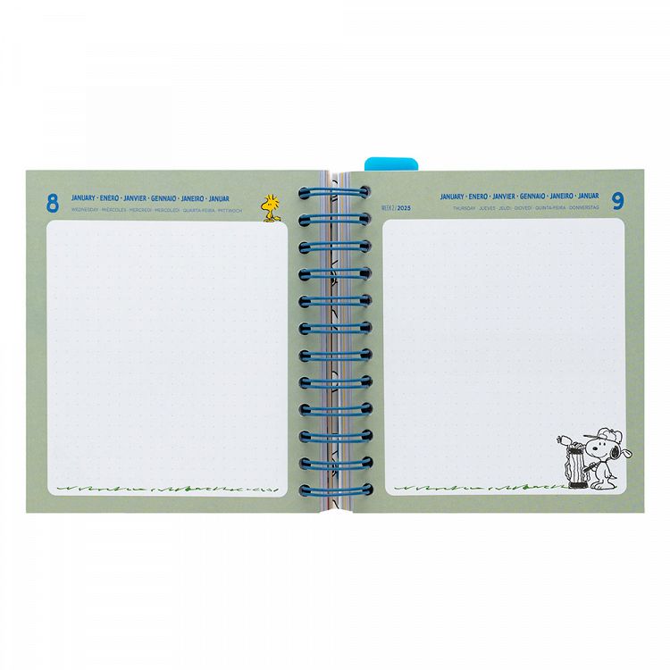 School Daily Agenda 11 Months 2024/2025 14X16cm SNOOPY