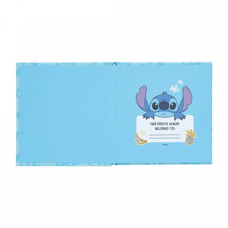 Photo Album 16X16cm with 24 Self-adhesive Sheets DISNEY STITCH Tropical