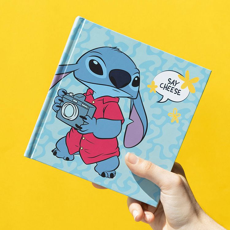 Φωτο-Άλμπουμ 16X16εκ με 24 Αυτοκόλλητα Φύλλα DISNEY STITCH Tropical