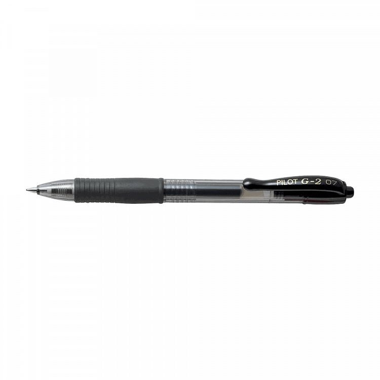 Ball pen 0.7mm PILOT G-2 Black, Pack of 12pcs