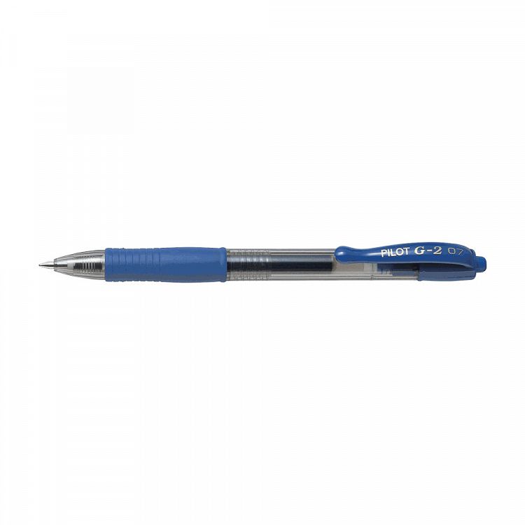 Ball pen 0.7mm PILOT G-2 Blue, Pack of 12pcs