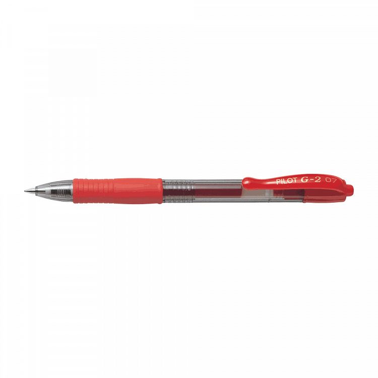 Ball pen 0.7mm PILOT G-2 Red, Pack of 12pcs