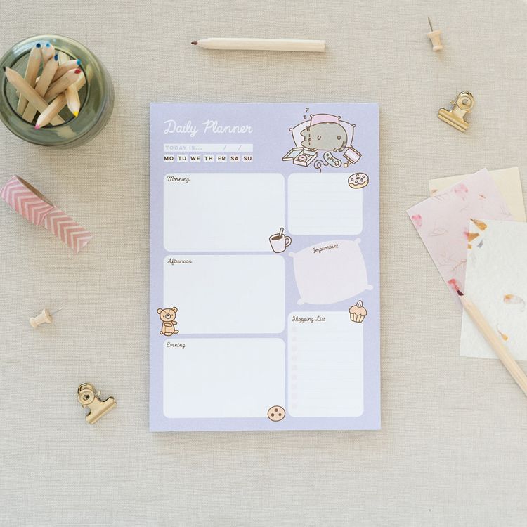 Daily To do list Α5 54 Sheets PUSHEEN Moments Collection