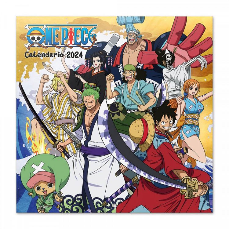 Wall Calendar 2024 30X30cm ONE PIECE Logigraf