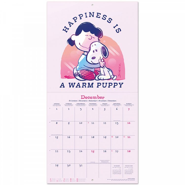 Wall Calendar 2025 30X30cm SNOOPY